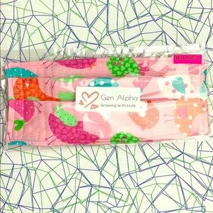 B106 #1 Colorful Birds on Pink Face Mask